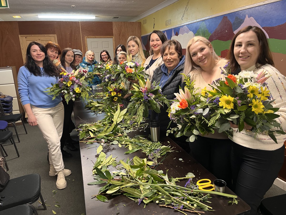 Together-Razem (@togetherrazem) on Twitter photo Flower arranging short course kickstarted today in our Together4Ukraine Hub with all participants full of energy and enthusiasm. Course is funded by <a href="/CorkETB/">CorkETB🇮🇪🇪🇺</a>. Thank you. <a href="/corkcitycouncil/">Cork City Council</a> <a href="/UkraineIreland/">Ukrainian Community in Ireland</a> <a href="/UKRinIRL/">UKR Embassy to Ireland</a> @dcediy <a href="/DenisLeamy/">Denis Leamy</a> Flower arranging short course kickstarted today in our Together4Ukraine Hub with all participants full of energy and enthusiasm. Course is funded by <a href="/CorkETB/">CorkETB🇮🇪🇪🇺</a>. Thank you. <a href="/corkcitycouncil/">Cork City Council</a> <a href="/UkraineIreland/">Ukrainian Community in Ireland</a> <a href="/UKRinIRL/">UKR Embassy to Ireland</a> @dcediy <a href="/DenisLeamy/">Denis Leamy</a>