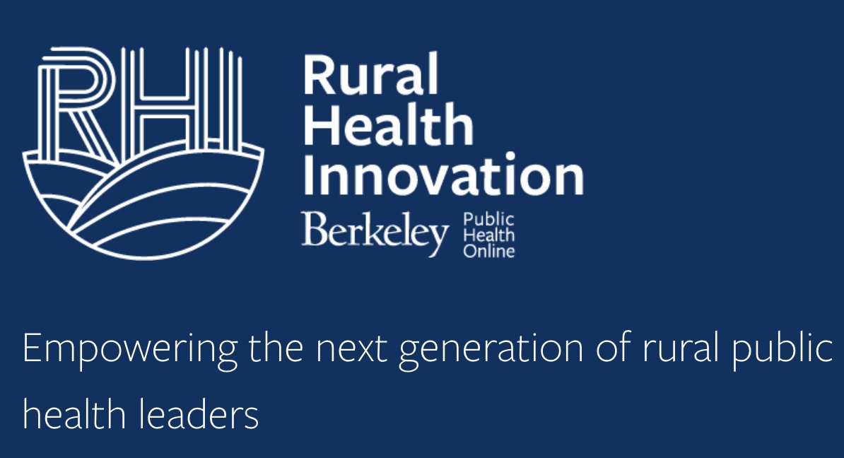 MillerKayMD's tweet photo. Made my first "referral" to consider the .@UCBerkeleySPH &amp; .@ruralhealth #rural public health program ...
https://t.co/meHbX0wUO1 https://t.co/NU1XfJeHpv