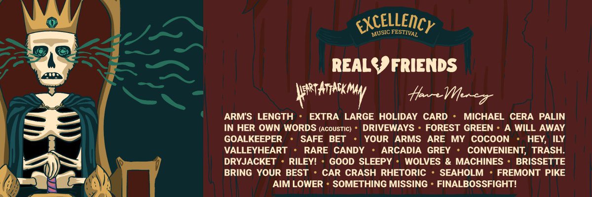 Aimlowerband's tweet photo. I’m going to need to save so much money to buy merch at this! https://t.co/NaY7n8Kdrh