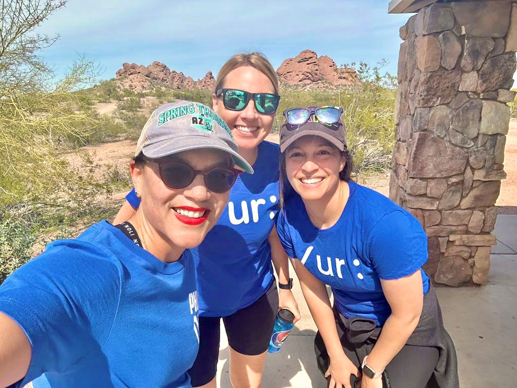 Shanna_UACOMP's tweet photo. #UofAGIFellowship 3rd Annual #ColorectalCancerAwarenessMonth 5k at beautiful Papago Park! Thanks to all who came to raise awareness!! 💙💙 #screenat45 #checkurcolon @YasminAlishahi @KellyZuckerDO @AmCollegeGastro #WomeninGI @AmerGastroAssn @uazmedphx @CCAlliance https://t.co/0NFVIzT8wB