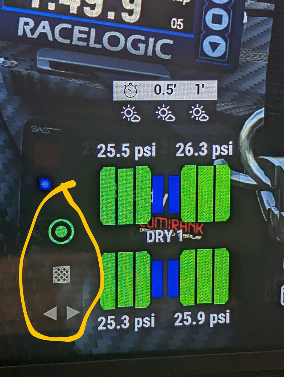 POxya123's tweet photo. @AC_assettocorsa can anyone tell me what these three indicators are on the osd? #acc #AssettoCorsaCompetizione #AssettoCorsa https://t.co/B8YFvNWyng