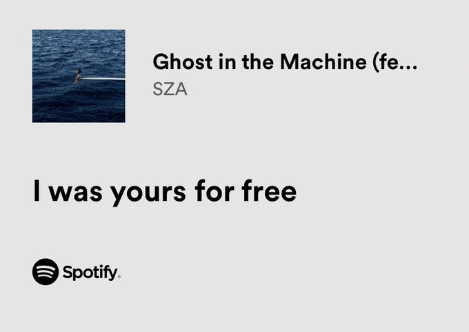 thesadbaby's tweet photo. sza / ghost in the machine https://t.co/9fXlA8uaR0