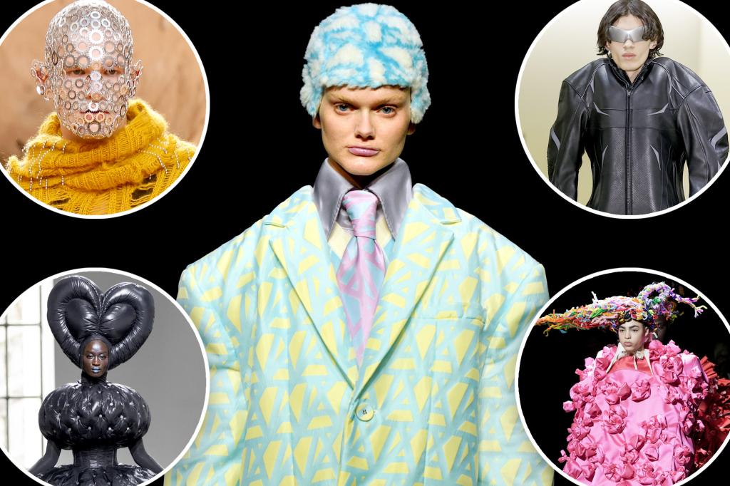 nypost's tweet image. Paris Fashion Week’s craziest looks included aliens, robots and gnomes trib.al/Sz6FxUx