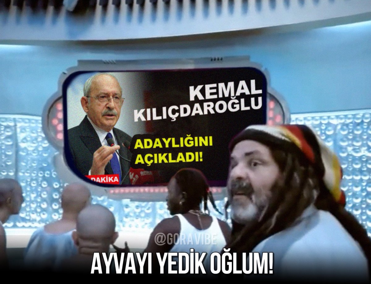 Bize ne abi Türkiye’dekiler düşünsün.

#kemalkilicdaroglu