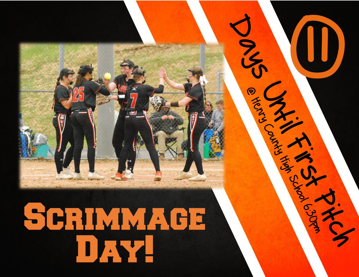 We are 11 Days Until First Pitch..... BUT.... TODAY is SCRIMMAGE DAY! It is a beautiful day for some softball! 5pm @ Simon Kenton High School <a href="/RyleAthletics/">Ryle High School Athletics</a> <a href="/RyleSportsMed/">Ryle Sports Med</a> <a href="/MattRShafer/">Matt Shafer</a> <a href="/MikeWoolf35/">Mike Woolf</a> <a href="/Linknky/">LINK nky</a> <a href="/GoddardJarret/">Jarret Goddard</a> <a href="/RAIDERSPORTSNKY/">Raider Sports Network</a> GO RAIDERS!