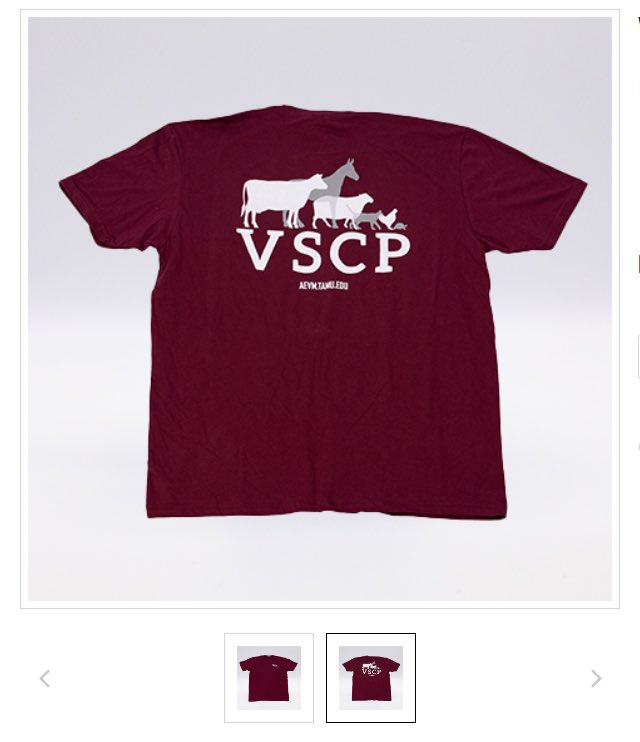 VSCP T-shirts are back in stock!!!  Get yours at the link below:

agrilifelearn.tamu.edu/s/product/vscp…

#vetscience #veterinaryscience #veterinarymedicine #vetmed #vetmedlife #VSCP #TAMU #AgriLifeExtension #Agrilife #FFA #TexasFFAFoundation #4H #Texas4HFoundation