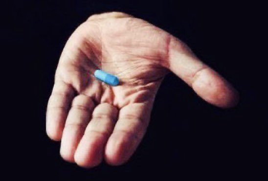 legendaryadkins's tweet photo. the choice is simple. red pill, or blue pill? https://t.co/fpQkzVbtDT
