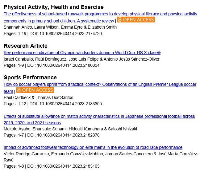 Journal of Sports Sciences (@jsportssci) on Twitter photo New for Journal of Sports Sciences and online now on <a href="/WeAreTandF/">Taylor & Francis</a>/<a href="/tandfsport/">Routledge Sport, Leisure, and Tourism</a> : tandfonline.com/action/showAxa…
By <a href="/shannahanico/">shannah</a>, @tomdossantos91, <a href="/Fer742/">Fernando González-Mohíno, PhD</a> and others New for Journal of Sports Sciences and online now on <a href="/WeAreTandF/">Taylor & Francis</a>/<a href="/tandfsport/">Routledge Sport, Leisure, and Tourism</a> : tandfonline.com/action/showAxa…
By <a href="/shannahanico/">shannah</a>, @tomdossantos91, <a href="/Fer742/">Fernando González-Mohíno, PhD</a> and others
