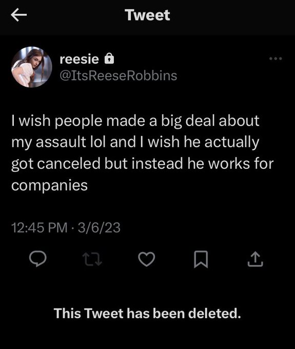Deleted yet heard 💔   🫂 @ItsReeseRobbins https://t.co/F67bjzOJYR<a class="tags" target="_blank" title="On Twitter" href="/?out=eyJ0eXAiOiJKV1QiLCJhbGciOiJIUzUxMiJ9.eyJpYXQiOjE3MzI3MTMyOTgsImlzcyI6InR3cG9ybnN0YXJzLmNvbSIsIm5iZiI6MTczMjcxMzI5OCwiZXhwIjoxNzY0MjQ5Mjk4LCJyZWRpcmVjdF91cmwiOiJodHRwczovL3R3aXR0ZXIuY29tL0l0c1JlZXNlUm9iYmlucyJ9.0wmLOLsZlZGoaQ0jOZFntOBRQLJx6j_PnsJ1-KeQnybkDWopnE8XT8mMBdIGBUnLJUoFYxSnZYg4hSch_5RVCA">&#64;ItsReeseRobbins</a><a href="/tag/epstein"class="tags"><span>&#35;epstein</span></a><a href="/tag/epsteinclientlist"class="tags"><span>&#35;epsteinclientlist</span></a><a href="/tag/dontstoptalkinga"class="tags"><span>&#35;dontstoptalkinga</span></a>