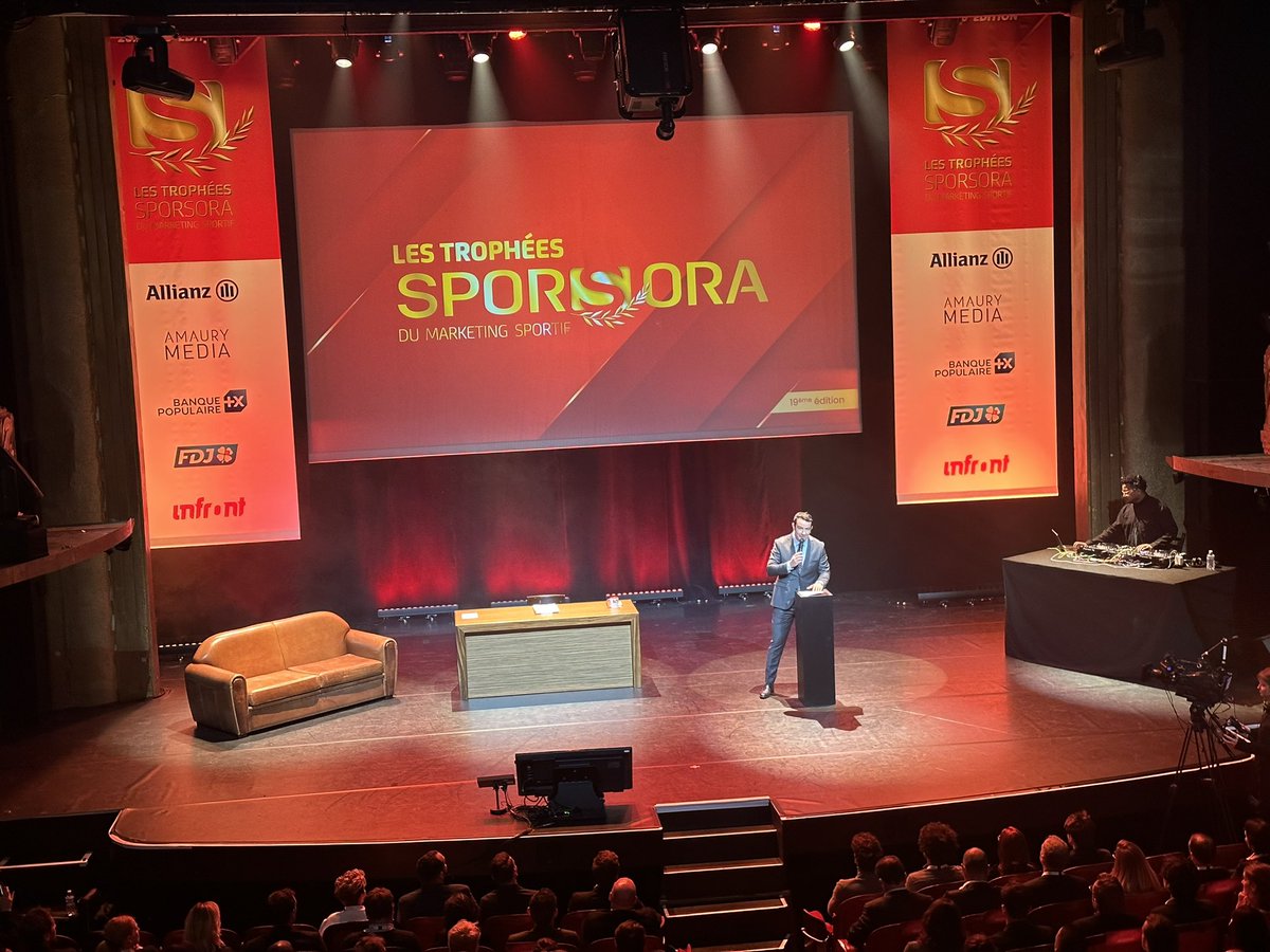Ant_Orsini's tweet image. Début de la cérémonie 2023 des Trophées @Sporsora #TSMS23