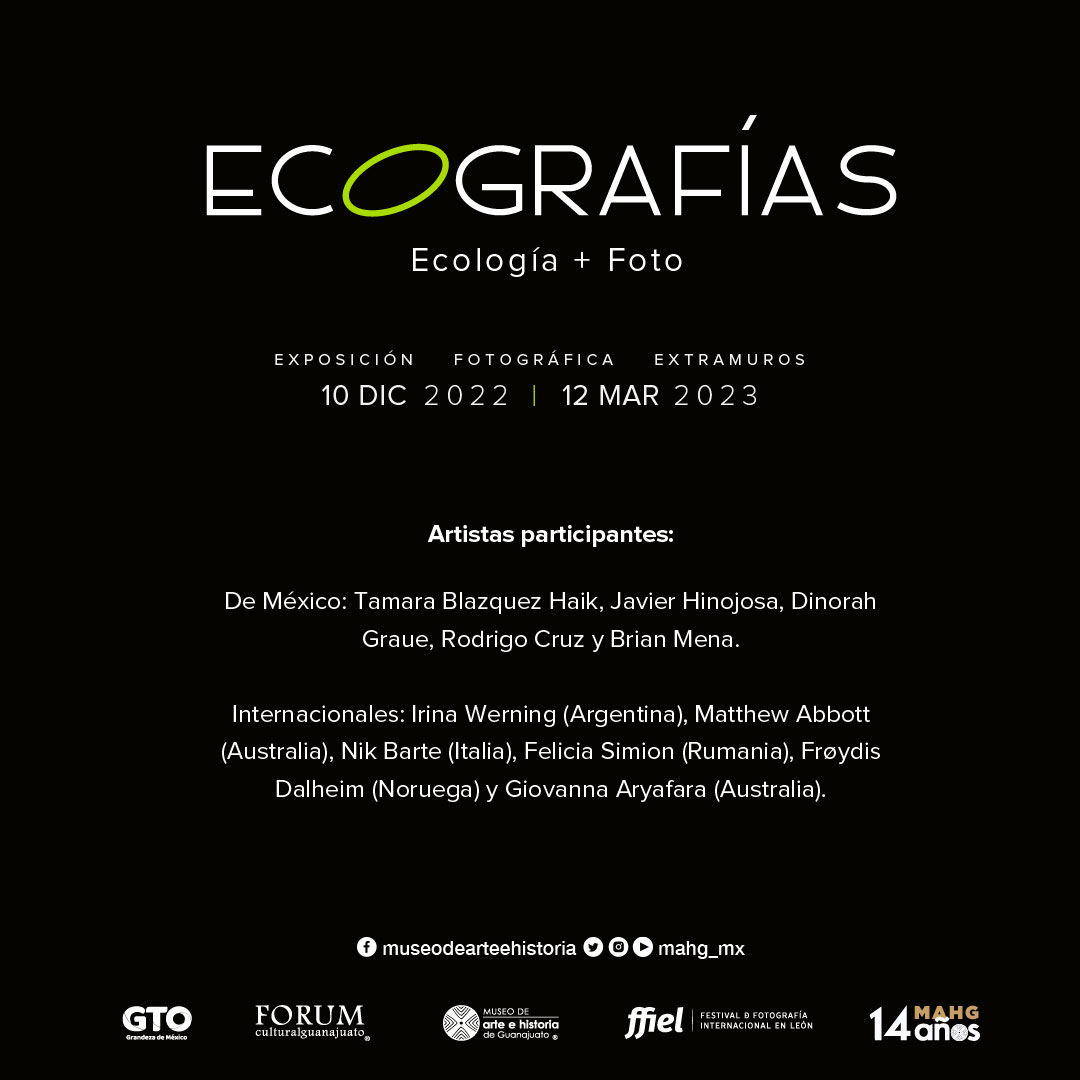 mahg_mx's tweet image. 🤳🏽Disfruta de la expo Arte Extramuros: #EcoGrafías Ecología + Foto

en el marco de @FFIELeon

📷de @TamaraBlazquezH #JavierHinojosa #DinorahGraue #RodrigoCruz #BrianMena🇲🇽 @WerningIrina🇦🇷 @mattabbottphoto🇦🇺 @Nikbarte🇮🇹 @feliciasimion🇷🇴 FrøydisDalheim🇳🇴 @GAryafara 🇦🇺

#ÚltimosDías