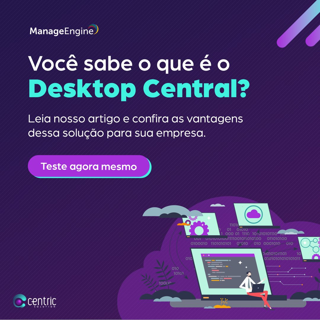 CentricSolucoes's tweet image. o Desktop Central da ManageEngine é uma solução de gerenciamento de desktop poderosa.

Clique no link abaixo e confira todas as vantagens que essa solução pode gerar para sua empresa! ​

bit.ly/3IzpBw4

#desktopcentral #manageengine #centricsolution