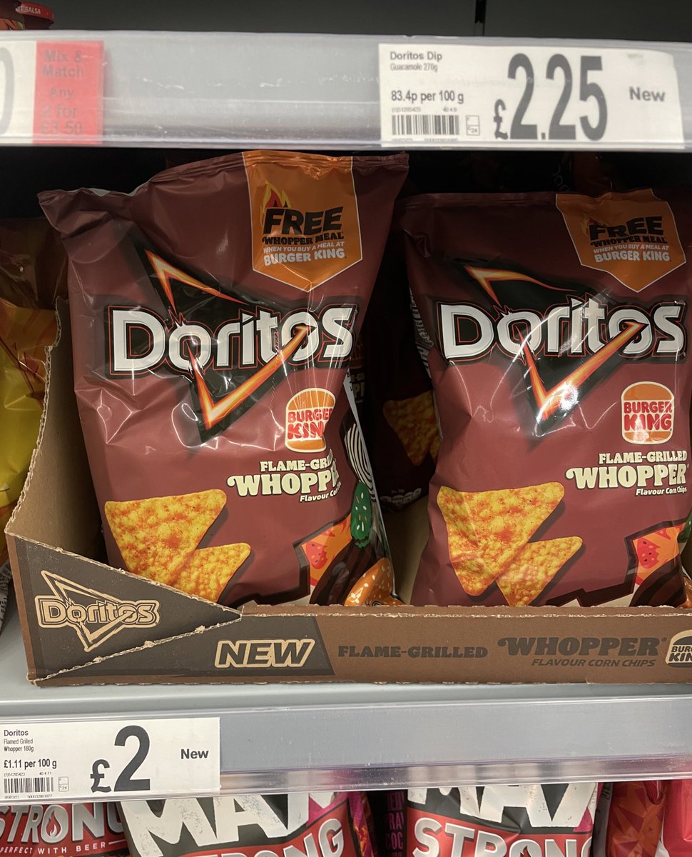Well This Is New on Twitter "Doritos x Burger King! 🔺🍔 At Asda