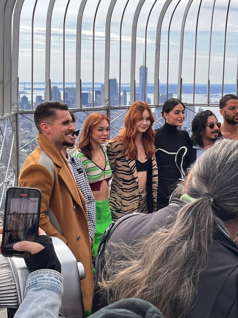 The Cast of Scream VI Visit the Empire State Building