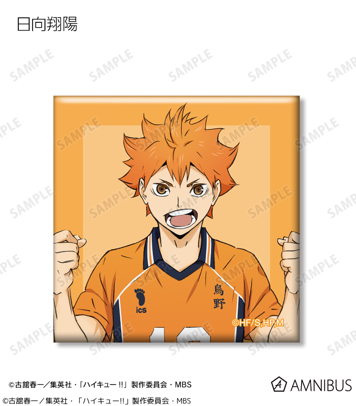 二次受注】『ハイキュー!!』「トレーディング スクエア缶バッジ