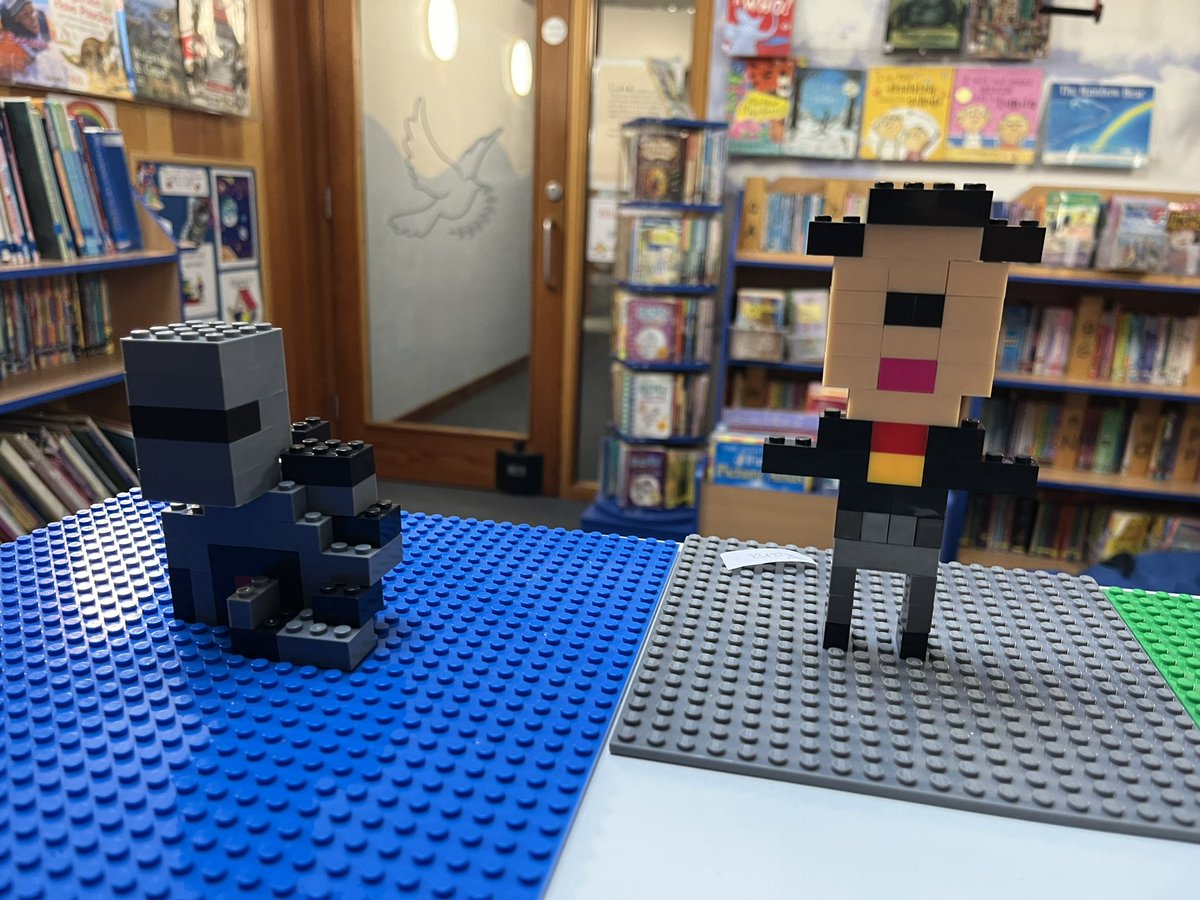 GoodrichCESch's tweet photo. Lego club constructed their favourite book characters. Who can you spot? #GSreading #WorldBookDay2023 https://t.co/qKYfslq7HS