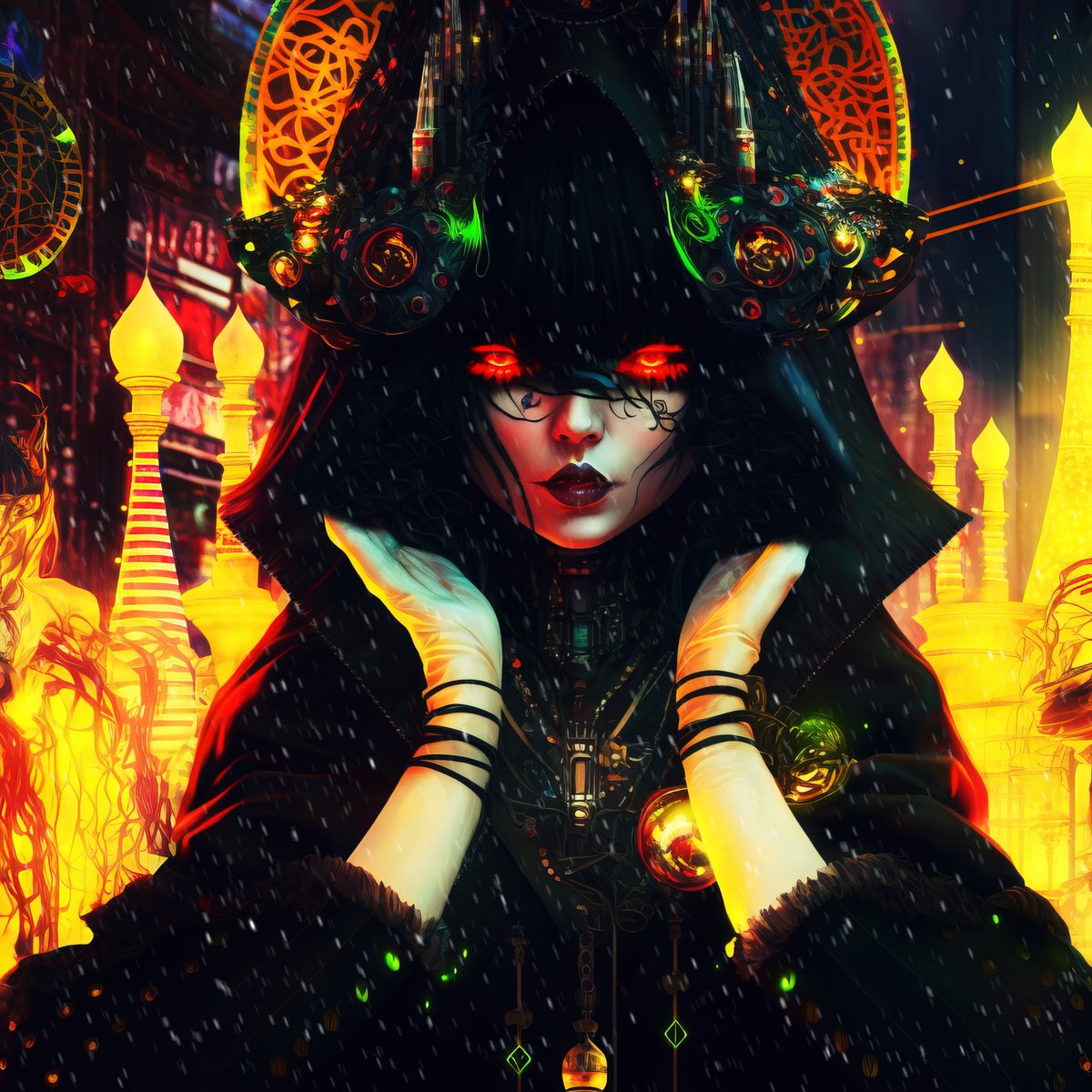 ''Kuchisake-onna''
-Harrowen-

She took off his mask and asked
 ''Am i beautiful now?''
and wasn't taking ''No!'' for an answer

#nft #nftcommunity

Check out this item on OpenSea opensea.io/assets/matic/0… <a href="/opensea/">OpenSea</a> aracılığıyla