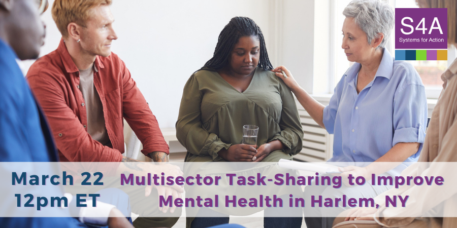 Systems4Action's tweet image. RSVP for the 3/22 #ResProgWebinar @ 12pmET: ucdenver.zoom.us/webinar/regist…

A collaborative trains staff at low-income housing agencies &amp;amp; primary care practices to engage in mental health task-sharing (eg, screening, psychoeducation, peer support &amp;amp; referral to mental health specialists)