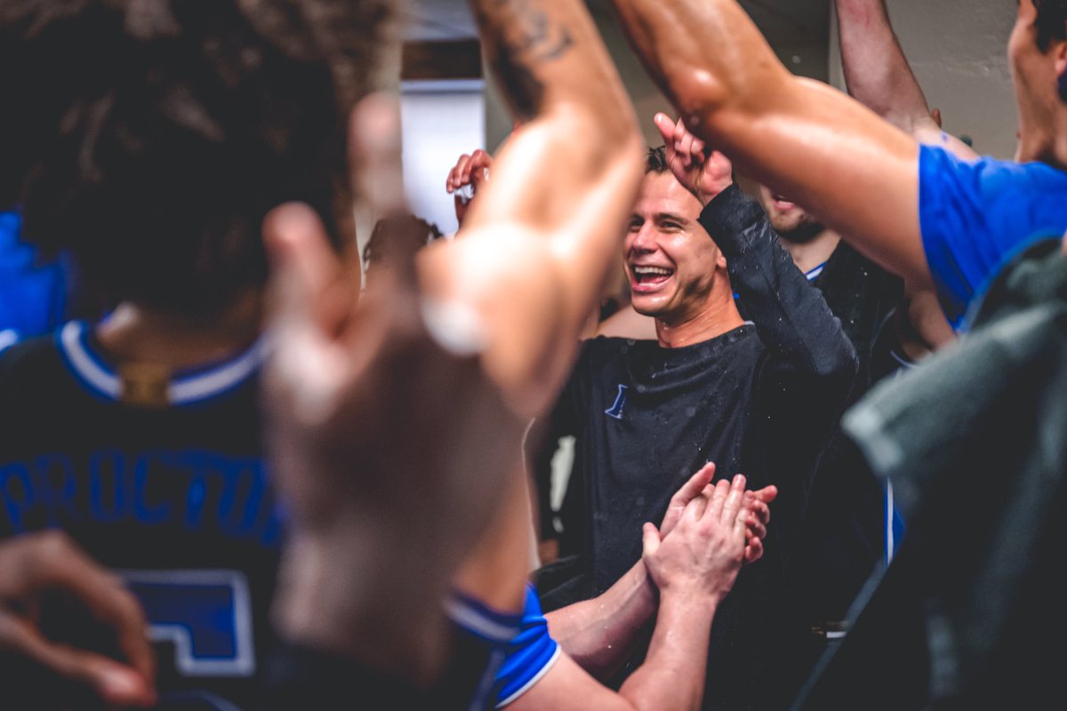 S/O Coach Scheyer on a strong 1st regular season‼️

😈 23 wins - Duke record for 1st-year HC

🔒 Held 27 of 31 opponents below their scoring average 

🏰 Undefeated at home

🧐 One “we consider this matter closed” away from ACC co-champs