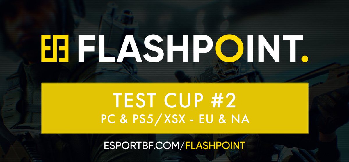 Sign-ups are now open for our second 4v4 ESB Flashpoint 🏆 Test Cup.

Get your squad ready to play this upcoming weekend.

Sign-ups:
esport-battlefield.com/event/4v4-esb-…