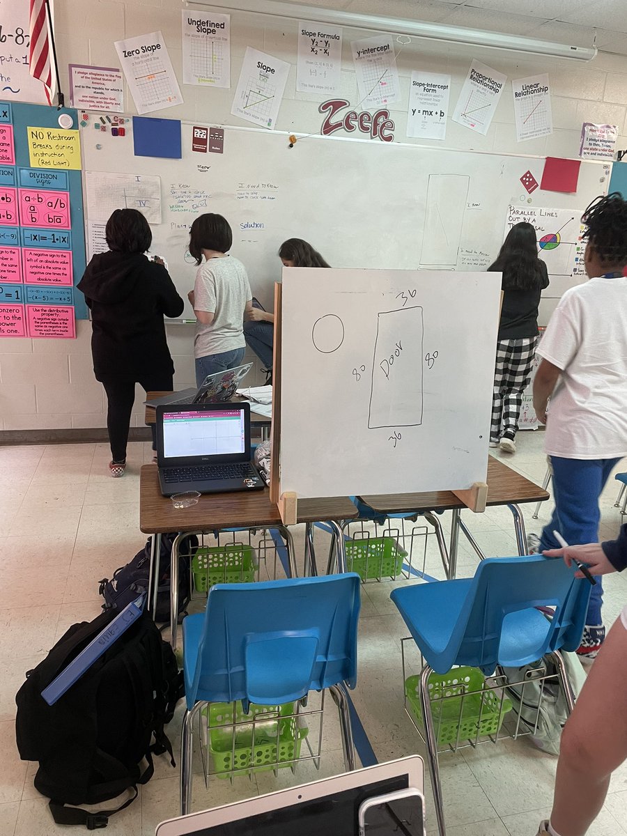 bobcatmath's tweet image. When my 8th grade @HaysBMS Ss work on the VNPS, I can easily see what they are interpreting from the story &amp;amp; quickly assess their understanding. Allowing productive struggle  to happen = higher comprehension in the end. #buildingthinkingclassrooms