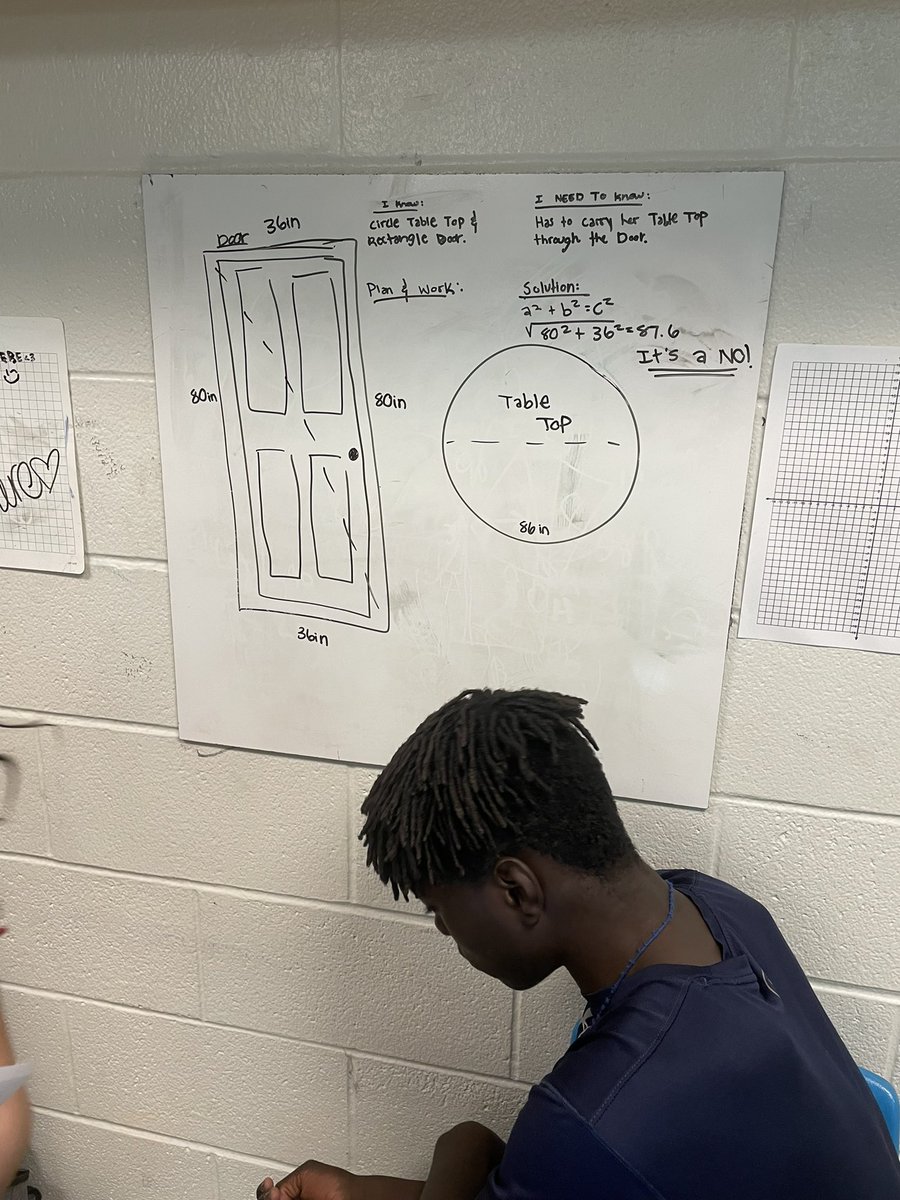 bobcatmath's tweet image. When my 8th grade @HaysBMS Ss work on the VNPS, I can easily see what they are interpreting from the story &amp;amp; quickly assess their understanding. Allowing productive struggle  to happen = higher comprehension in the end. #buildingthinkingclassrooms