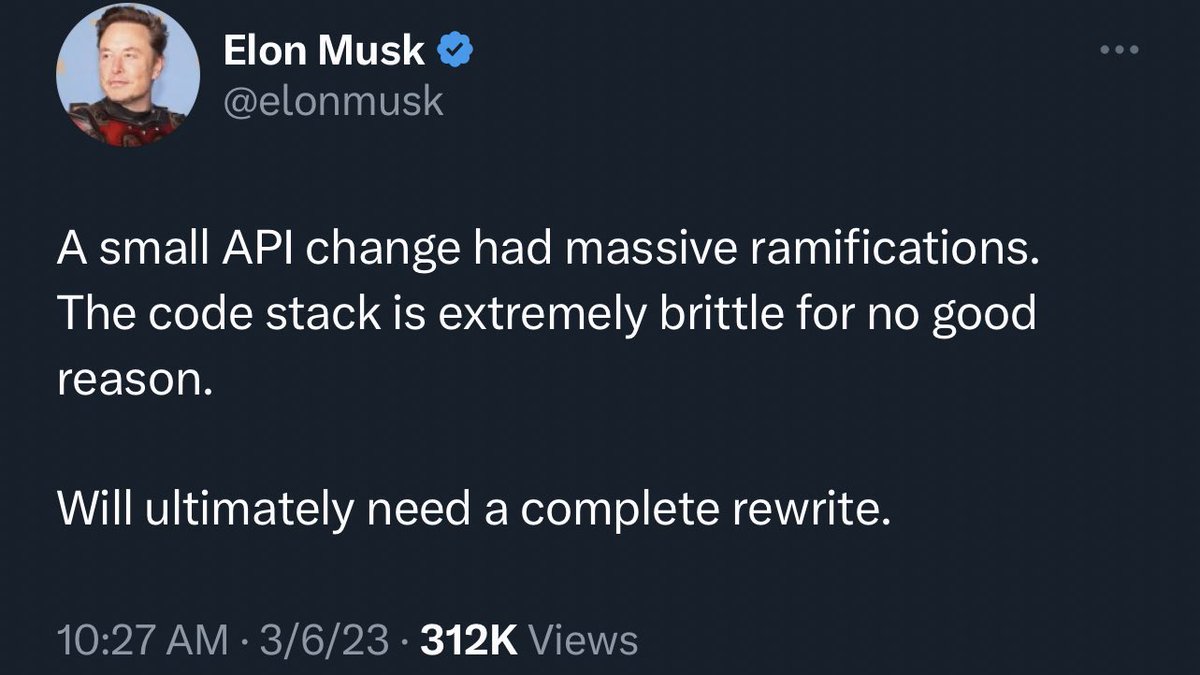 He who smelt it dealt it. 

In all seriousness, I’ve come to view suggested rewrites as a red flag. Especially when it comes to large legacy systems. 

Isolated rewrites of specific services? Hell yes. 

Complete rewrite? Lol.