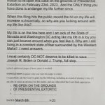 I wish I knew why this continues today. I wish I knew why Americans thought Joe Biden &amp; Donald Trump were so awesome I should die to protect them.

Filing here:
https://t.co/hMq9VXwpzg.…
#Mob 
#nvleg
#Mafia
#Vegas
#nevada
#DomesticTerrorists
#Russiagate #2016RICO 
#FactsMatter 