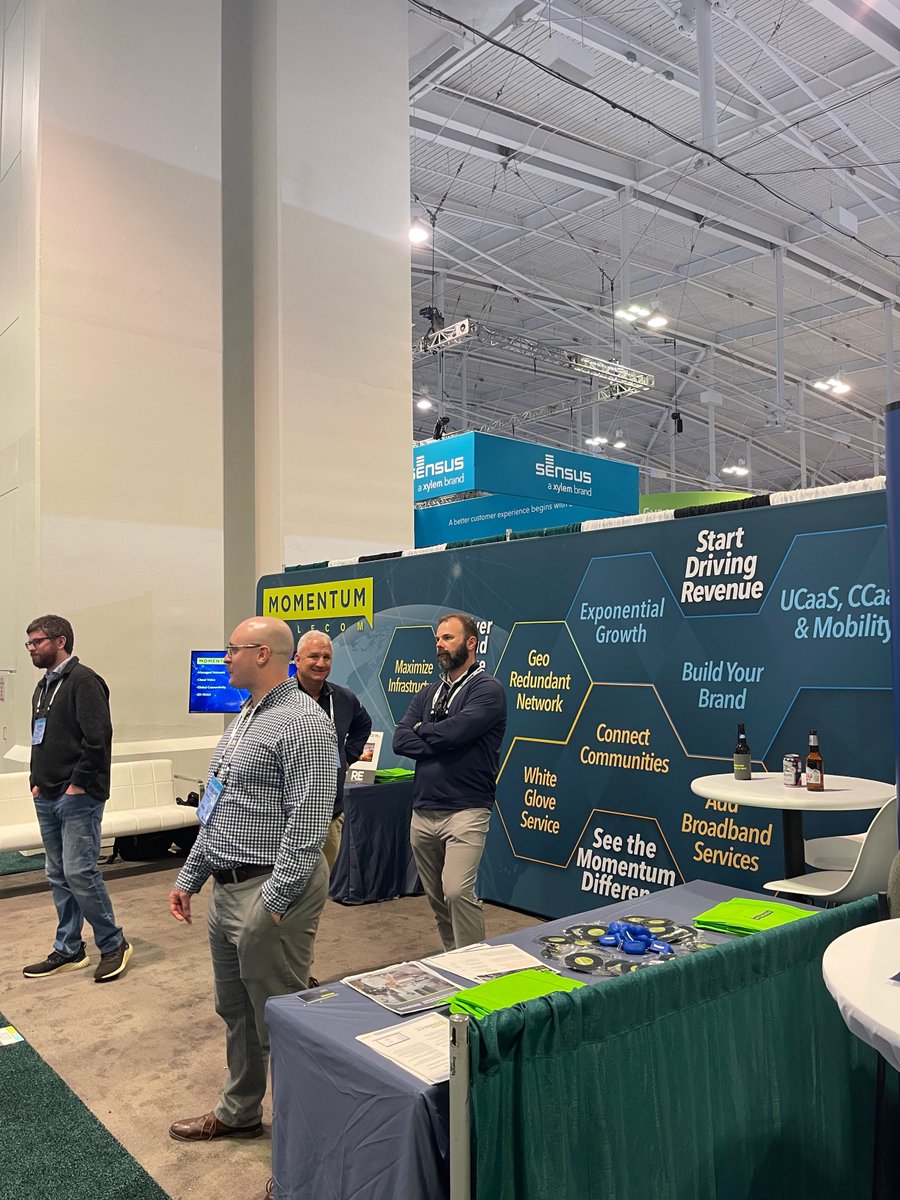 MomentumTelecom's tweet image. We are excited to be here in Nashville for #TechAdvantage2023!

Come stop by booth #827 to say hello and to enter to win a brand new pair of airpods!

#ManagedCloudServiceProvider #Broadband #GoMomentum