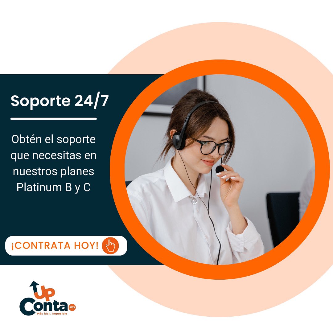 ¿Tienes dudas de cómo utilizar <a href="/upcontamx/">Upconta México</a>? Contrata nuestro Plan Up Platinum y obtén soporte 24/7 todo el año 

#upcontamx #facturacionelectronica #soportetecnico #masfacilimposible