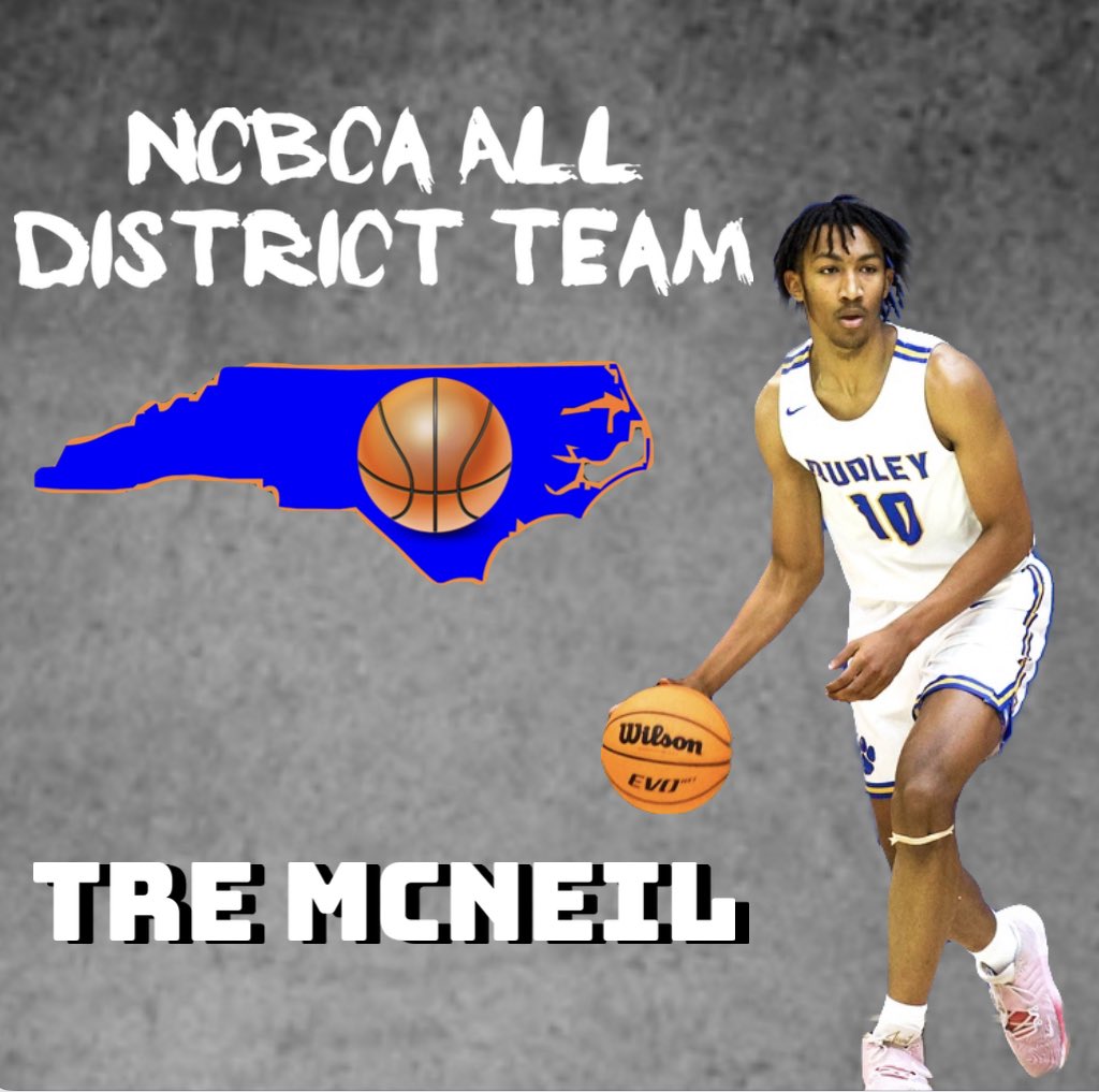 DudleyBball's tweet photo. Congrats to Senior @_tremcneil for making the NC Basketball Coaches Association All-District Team! #dudleybasketball https://t.co/Zv1OeHVsuR