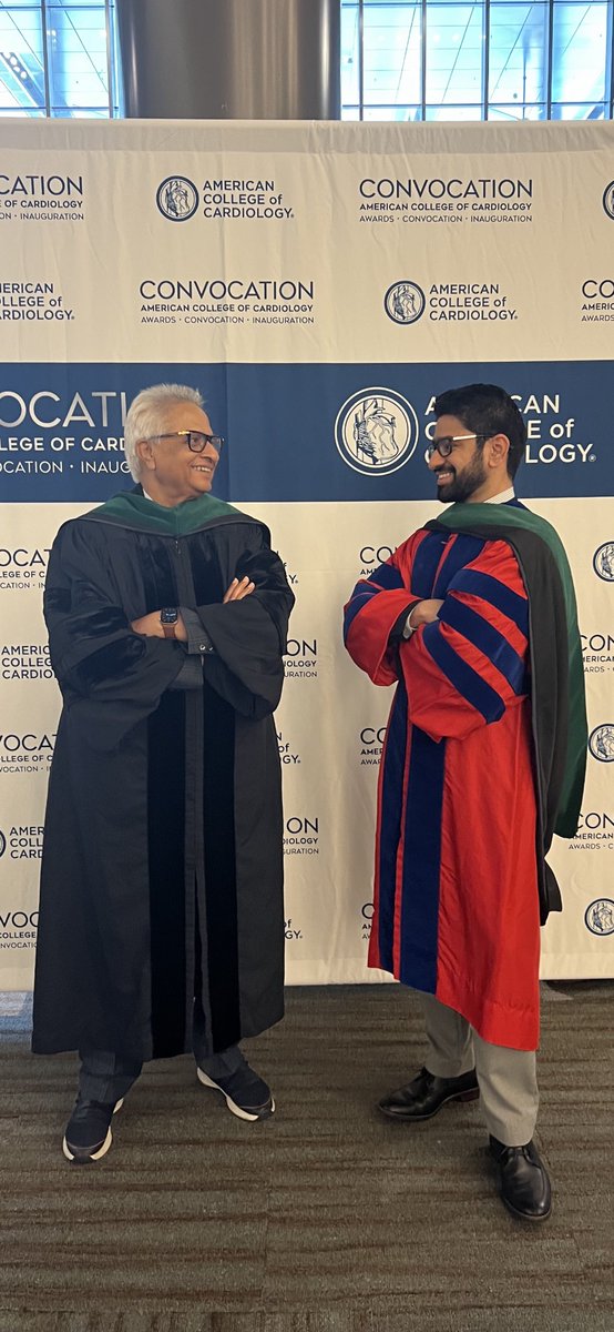 FACC with my dad and first teacher @VijayBang2 

#ACC2023 #CardioTwitter #MedTwitter
