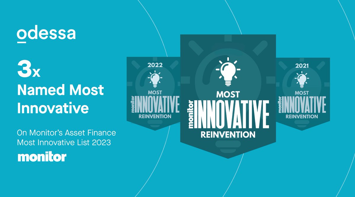 We’re thrilled to be named to the <a href="/monitordaily/">Monitordaily</a> list as Most Innovative in #assetfinance for the third year in a row 🎉 monitordaily.com/issue/2023-inn…