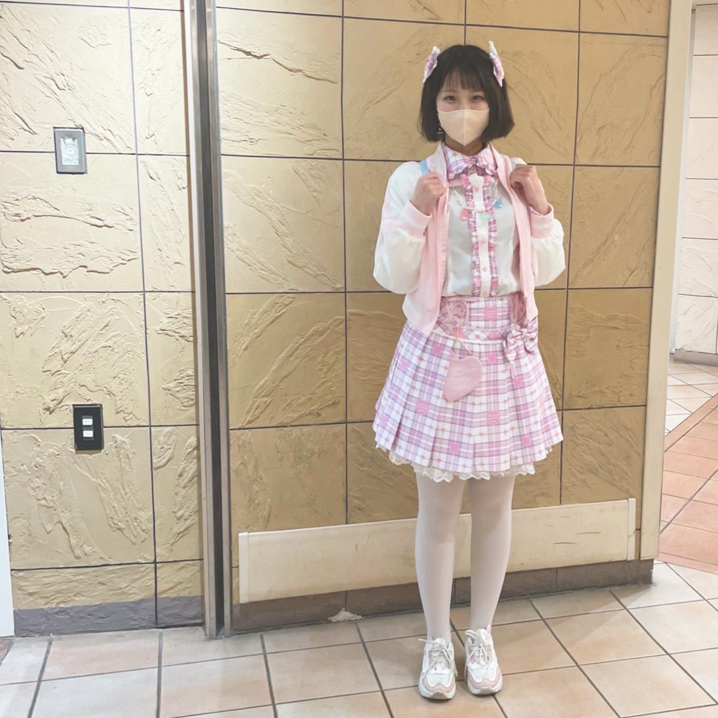 新品タグ付き］Sprinkle Heart Tartanスカート サックス | eyeshow.fr