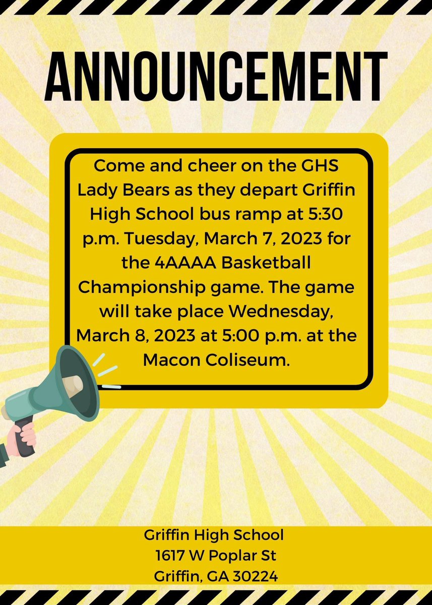 Griffin High School Athletics (@thegriffinbears) on Twitter photo 