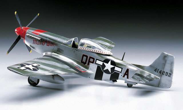 P-51D ハセガワ ムスタング P-51D ムスタング 限定生産 飛行機 1/32 w/ロケットチューブ ホビーラジコン