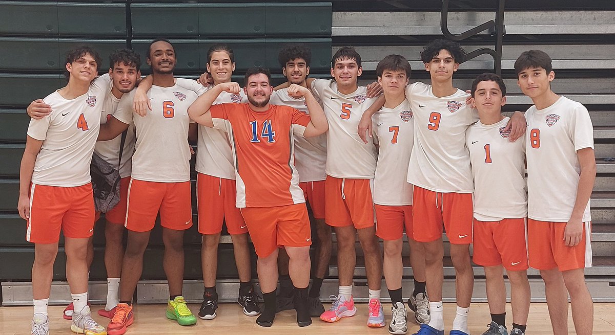 Boys Volleyball DEFEATS Reagan today; excited to watch them grow as a TEAM! Another reason to be a TROJAN💯🏐👍 #IBleedOrangeandBlue #WeAreHML @HMLSrHighSchool