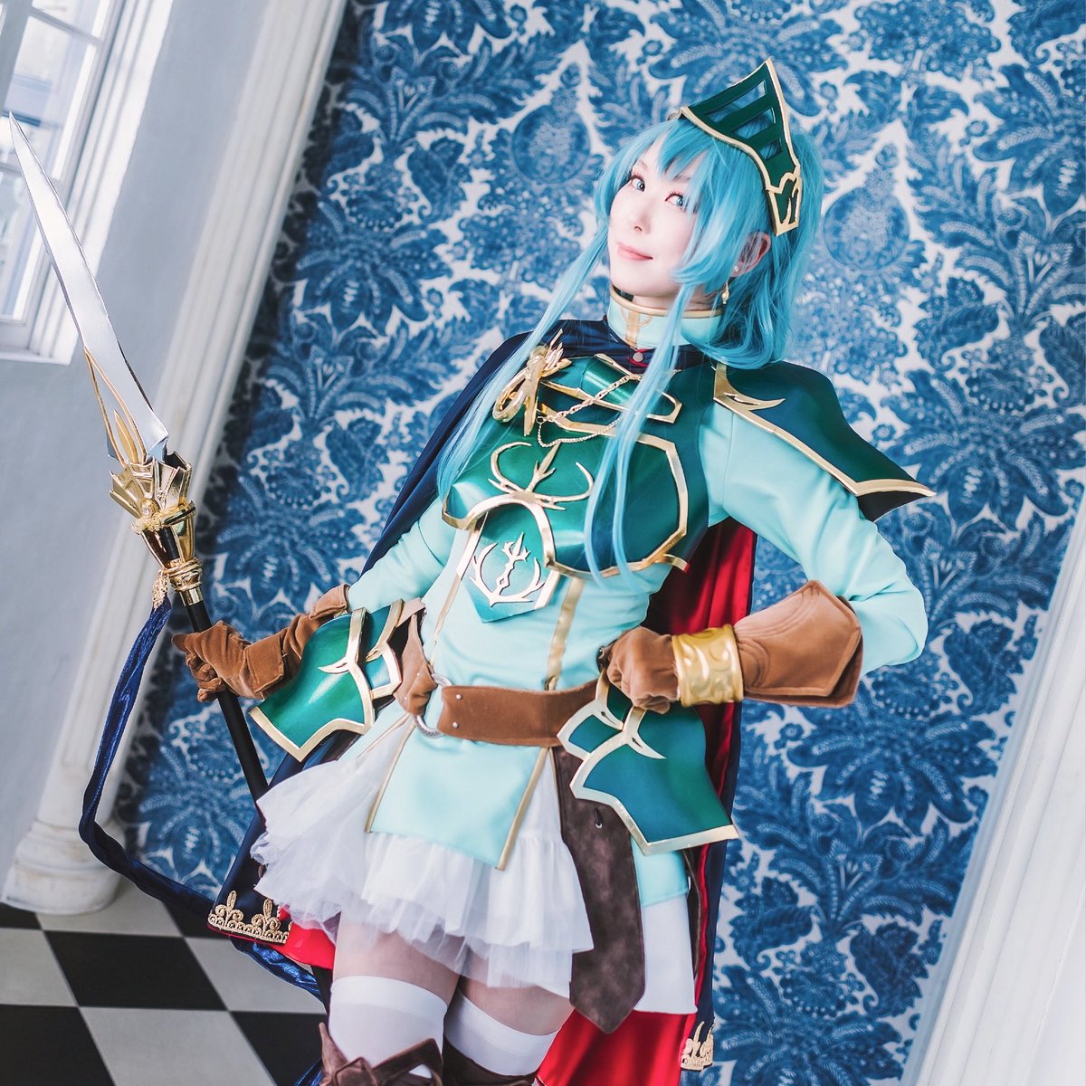 コスプレ ファイアーエムブレム覚醒 優王女エイリーク 花嫁 ウィッグ込