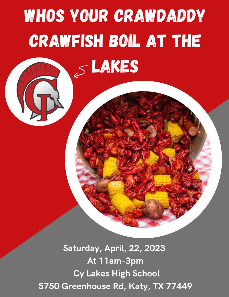 IT'S BUG SEASON!!!!  It's time for the family to Fellowship and have Fun!  
Preorder QR CODE  coming soon!!!

#SPARTANFAMILY
#Whosyourcrawdaddy