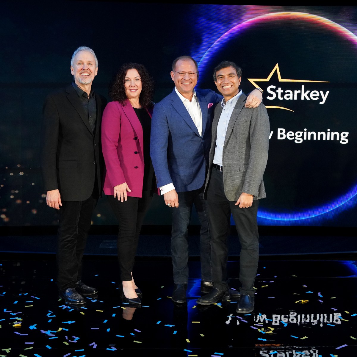 Thank you to our #StarkeyFamily for a fantastic launch event, and for your hard work to make this life-changing technology a reality. Our all-new Neuro Sound Technology was created by countless scientists and engineers, with one million hours in development. 

#StarkeyGenesis