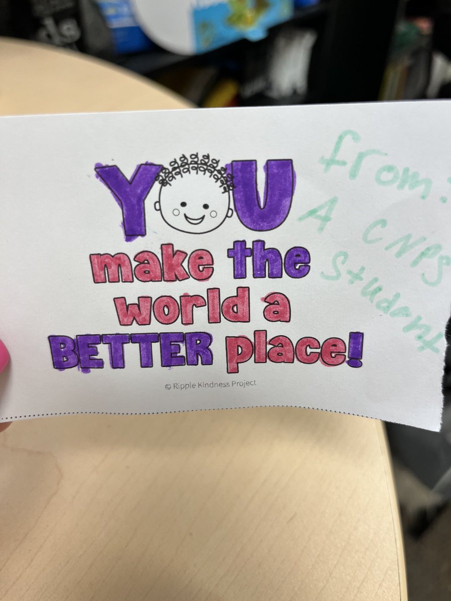 Mrs. Gray is feeling the love today! Thank you secret friend 🙏🏼🥰