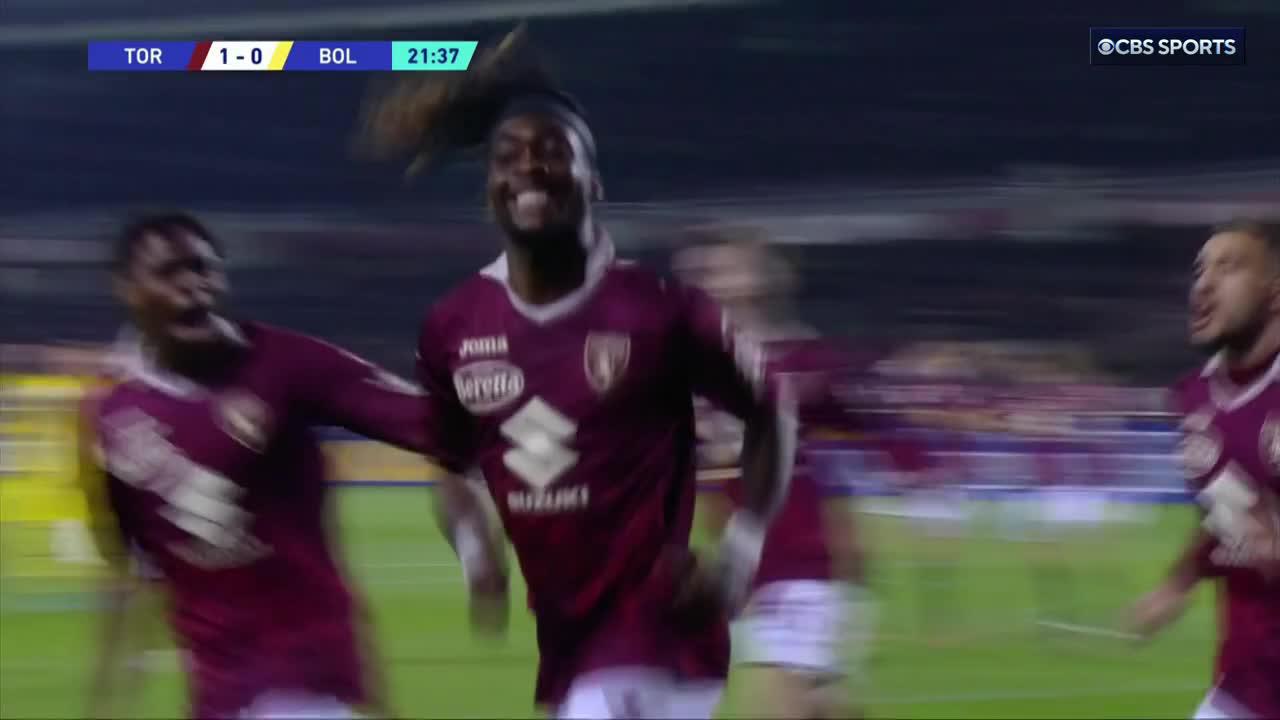 The footwork. The finish. Yann Karamoh comes through for Torino. 🔥”