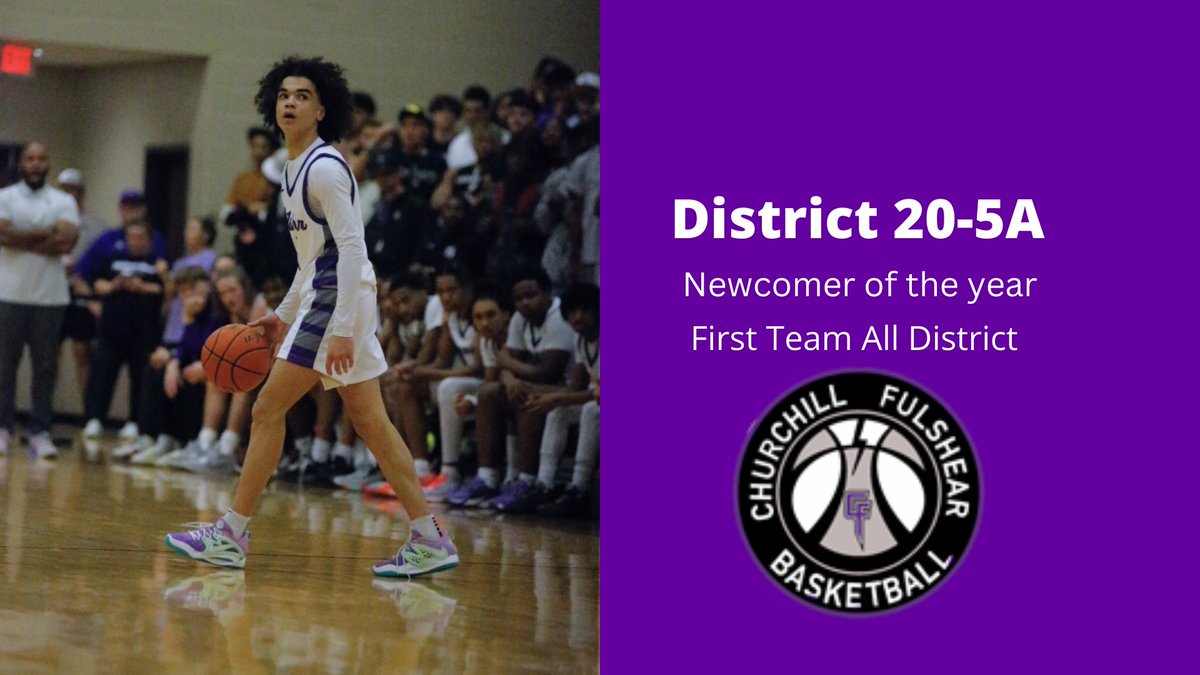 Congratulations to Jeremiah Moynihan on being Newcomer of the year and first team all district!