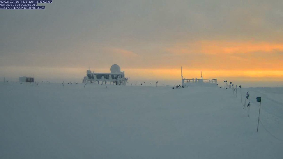 ar_etsch's tweet photo. #Greenland #SummitStation #Sunset

#ClimateCrisis 

♨️♨️♨️ 👇🏻👇🏻👇🏻DG DEFIS

Footage: Summit Station @NSF   https://t.co/gvZKWDyGCE https://t.co/1Gg69bfnFr
