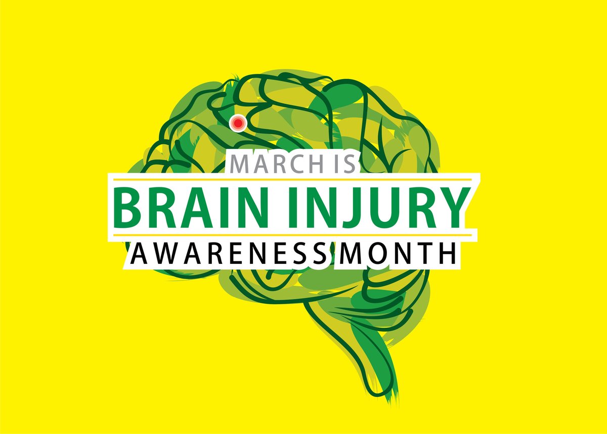 March is #BrainInjuryAwarenessMonth! 1 in every 60 people in the U.S. is living with a permanent brain injury-related disability. Follow the #MoreThanMyBrainInjury campaign this month to educate yourself or share your story: bit.ly/2HpzXBa