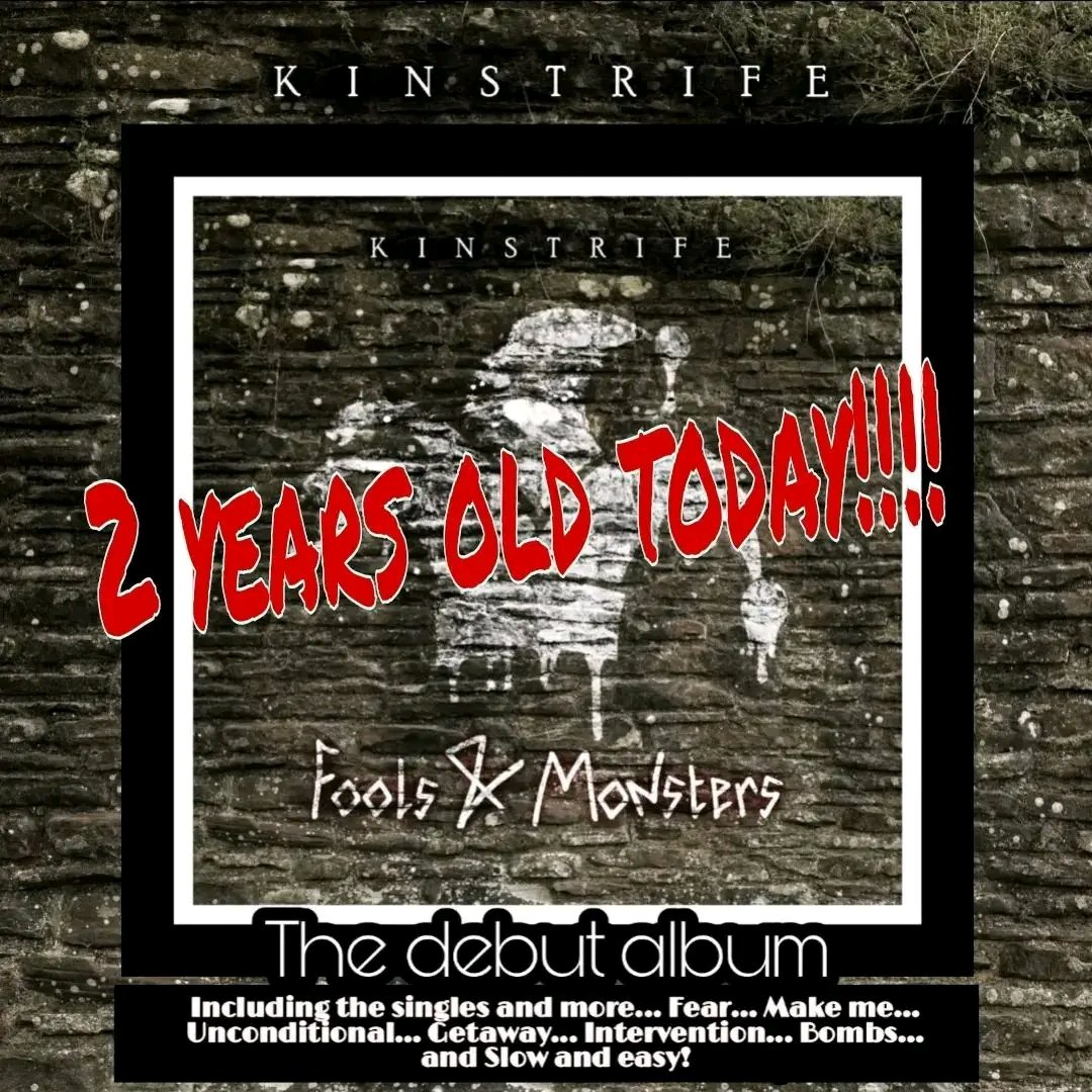 kinstrifeuk's tweet photo. Our album turned 2 years old. Who has listened to it? What are your favourite songs?
#debutalbum #foolsandmonsters #keeprocking https://t.co/VspbWc5yuk