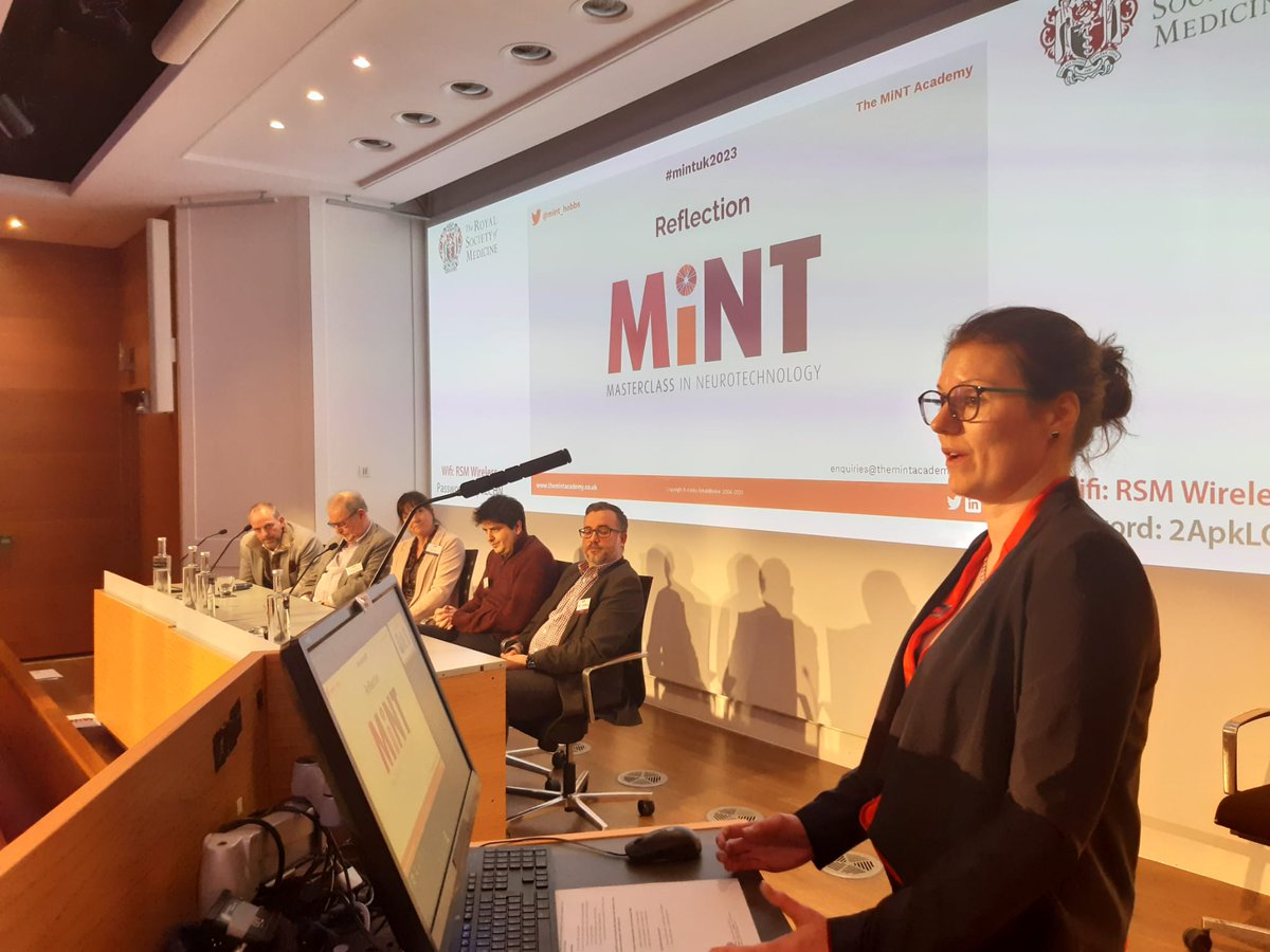 Alison Watt (@ali_watt_) on Twitter photo Wow - what a day for <a href="/MiNT_hobbs/">The MiNT Academy: Masterclass in Neurotechnology</a> 🤩 Amazing reception for all ideas, projects & collaborations shared at #MiNTUK2023! So proud to lead this team & see what we are achieving together. Thank you to all speakers, delegates, exhibitors & sponsors - a thoroughly enjoyable event! 🤖🧠 Wow - what a day for <a href="/MiNT_hobbs/">The MiNT Academy: Masterclass in Neurotechnology</a> 🤩 Amazing reception for all ideas, projects & collaborations shared at #MiNTUK2023! So proud to lead this team & see what we are achieving together. Thank you to all speakers, delegates, exhibitors & sponsors - a thoroughly enjoyable event! 🤖🧠