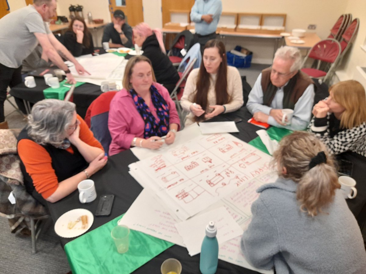 martin_downes's tweet photo. Teams presenting their prototype ideas world cafe style for feedback at the Retail Business #ValeHack @ValeEconomy @VOGCouncil @_businesswales @socialbizwales @Cwmpas_Coop @DC_Wales https://t.co/qsaQkJJ1Fy