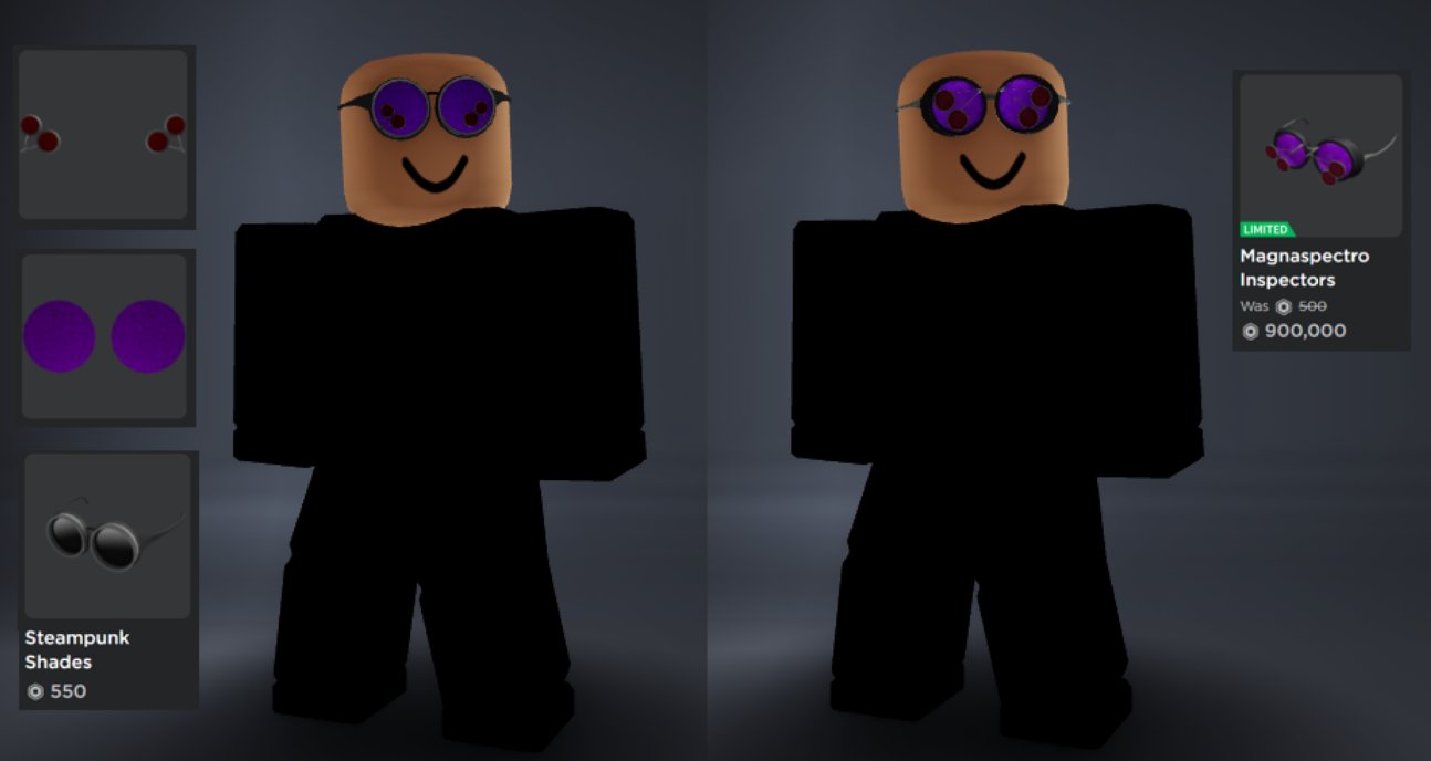 Peak” UGC on X: After being deleted by Roblox moderation, UGC creator  RealKaxyto reuploaded the Epic Vampire Face knockoff. The rest of the  faces in the quoted tweet are still up. #Roblox #