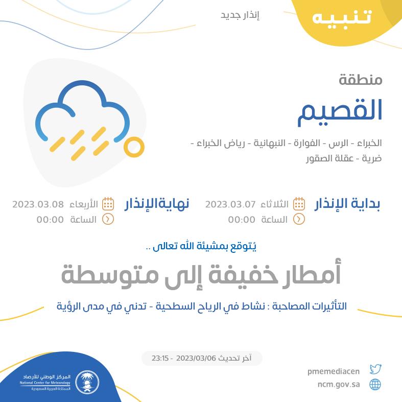 المركز الوطني للأرصاد (NCM) tweet media